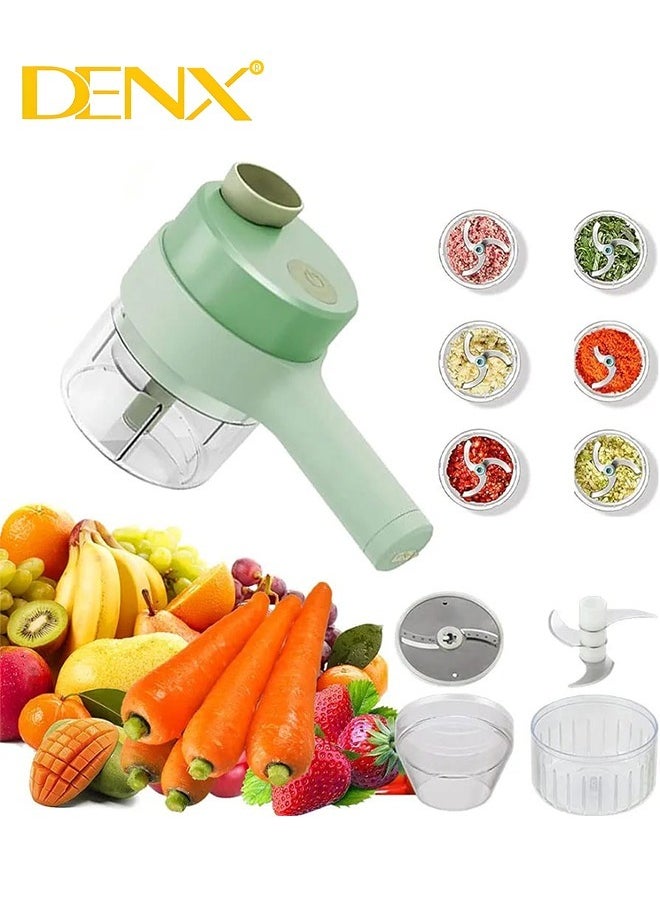 Denx Portable, Multi-Functional, Cordless, Rechargeable Electric Vegetable Slicer  - Image 2