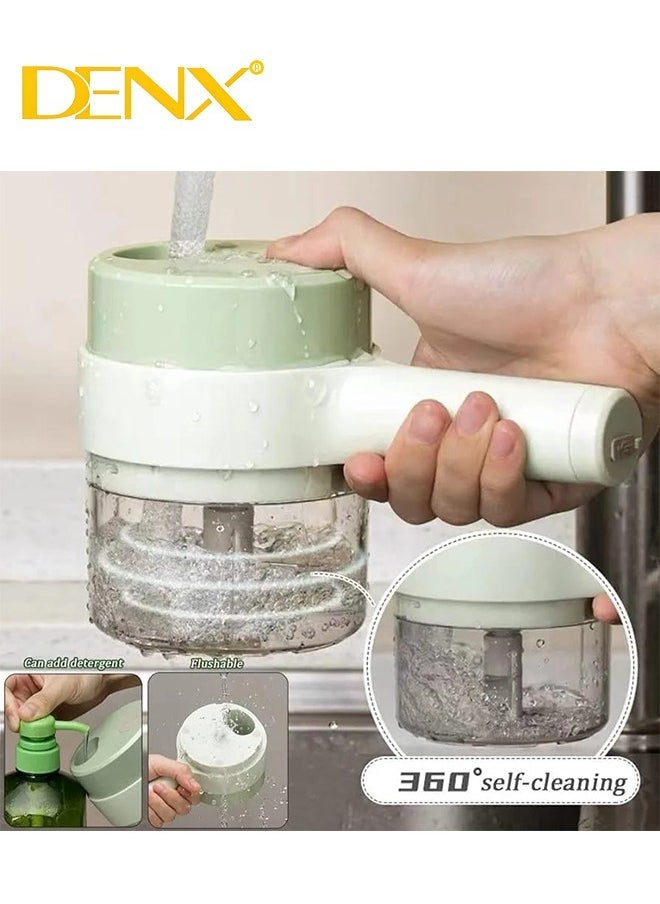 Denx - Portable, Multi-Functional, Cordless, Rechargeable Electric Vegetable Slicer - Image 1