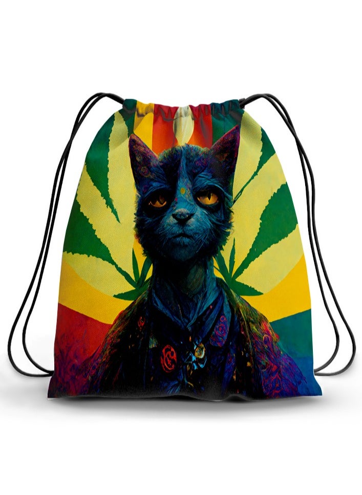 Tat - Drawstring Backpack - Image 1