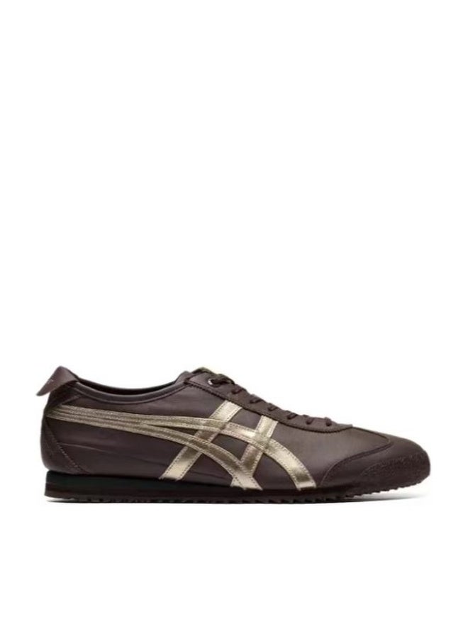 أونيتسوكا تايجر حذاء رياضي كازيون Onitsuka Tiger mexico 66 SD باللون بني شوكولاتي - Image 1