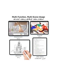 ماركة غير محددة قلم رصاص لجهاز iPad من الجيل التاسع والعاشر مع خاصية رفض راحة اليد، قلم ستايلس متوافق مع أجهزة Apple iPad【2018-2022 All Gen】، iPad 6/7/8/9/10، iPad Pro 11/12.9 بوصة، iPad Mini 5/6، iPad Air 3/4/5 (أبيض)  - Image 3