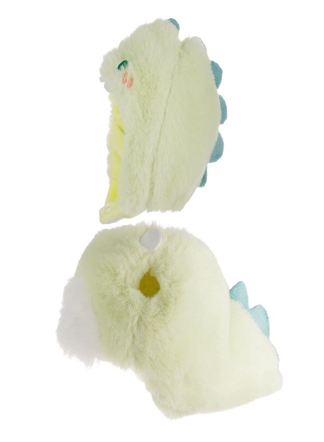 Clothes for 17cm Dolls, Accessories for 17cm Doll, Clothes Set for Doll, Stylish Adorable Dinosaur Shape 2 PCS Set Hat Clothes for Dolls Accessories (No Doll) (Dinosaur-Green)