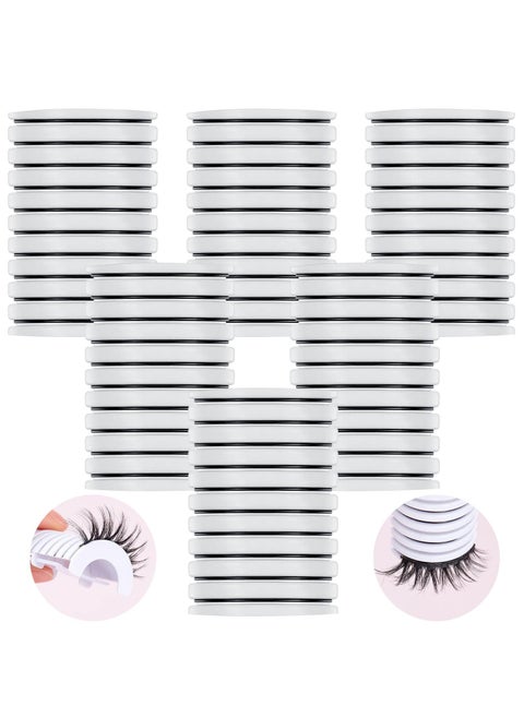 Self Adhesive False Eyelash Strips, Reusable, No Glue, Long Lasting Stickiness, Suitable for Most Strips of False Eyelashes, 1 Pcs 10 Pieces, 6 Pcs 1 Set, a Total of 60 Pieces.