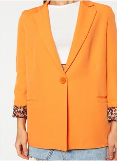 Orange Regular Woven Blazer Jacket with Lining Detailed TWOAW20CE0316. - pzsku/Z8161435531460527F2AFZ/45/_/1739717984/85883215-c146-4110-b91b-b387f743c4dd