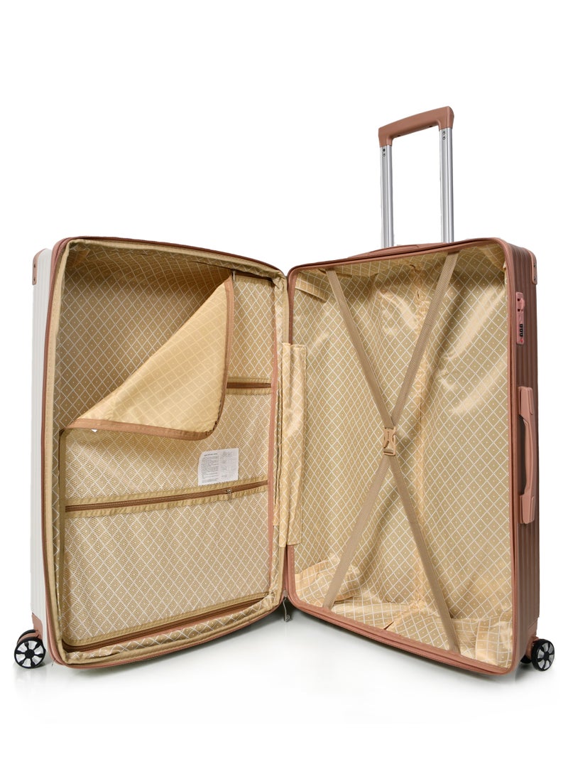 3-Piece Unisex Morano Travel Luggage Trolley Set Special Beige/Khaki Size 28''-24''-20'' Inches. - pzsku/Z816162944A4CFFBE735CZ/45/_/1721645718/b3240c67-f023-4ab2-b920-e9b06fd28616