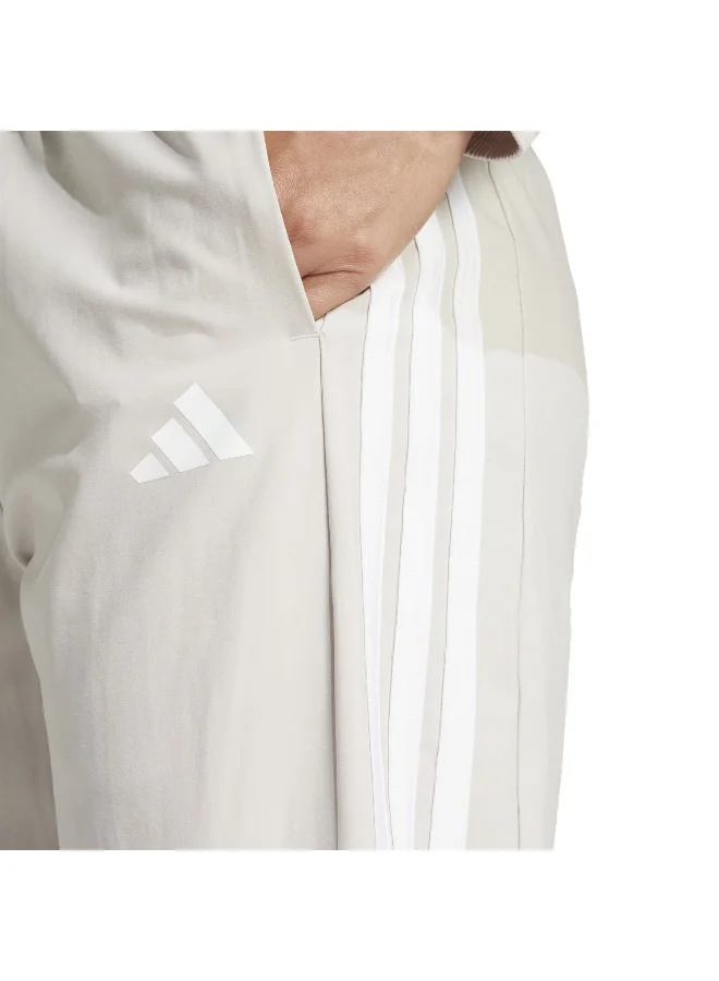 adidas بنطلون تدريب We 3S منسوج رمادي للنساء XS