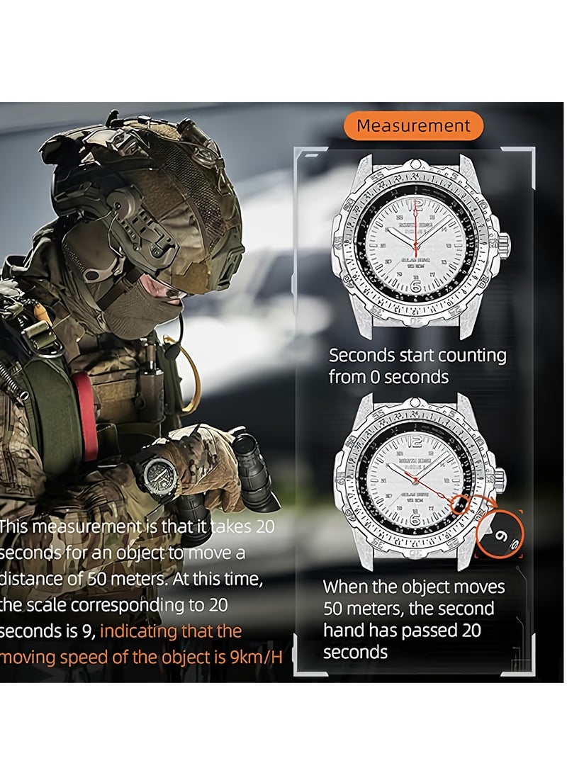 نورث إيدج ساعة عسكرية رقمية للرجال، ساعة معصم رياضية متينة مقاومة للماء بطول 50 مترًا، خفيفة الوزن تعمل بالطاقة الشمسية ومضيئة للسباحة العسكرية التكتيكية، (قطعة واحدة، أسود) - Image 4