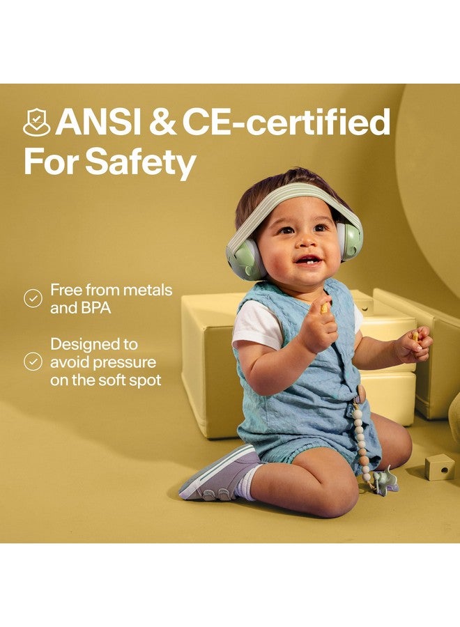 ألبين هيرينج بروتكشن سماعات أذن ألباين مافي للأطفال الرضع والأطفال الصغار حتى عمر 36 شهرًا - معتمدة من CE وANSI - سدادات أذن عازلة للضوضاء - سماعات رأس مريحة للأطفال تحميهم من تلف السمع وتحسن نومهم - صفراء - Image 5