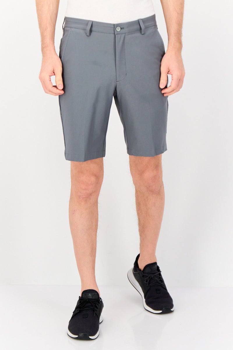 Greg Norman Men Sportswear Fit Golf Shorts, Grey  - Image 1