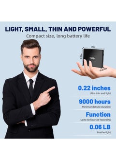 ZESTECH 128GB(9000 Hour) 2-Sides Magnetic Voice Recorder, Recording Device with Al-Triple Noise, Voice Activated Recorder, MP3 Player and USB Flash Drives, Portable Tape Audio Recorder for Lectures Meetings Interviews  - Image 5