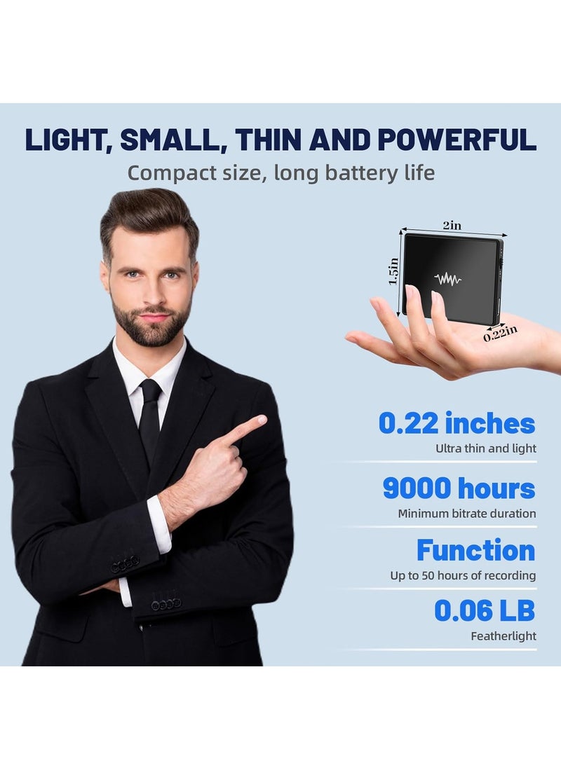 ZESTECH 128GB(9000 Hour) 2-Sides Magnetic Voice Recorder, Recording Device with Al-Triple Noise, Voice Activated Recorder, MP3 Player and USB Flash Drives, Portable Tape Audio Recorder for Lectures Meetings Interviews  - Image 5