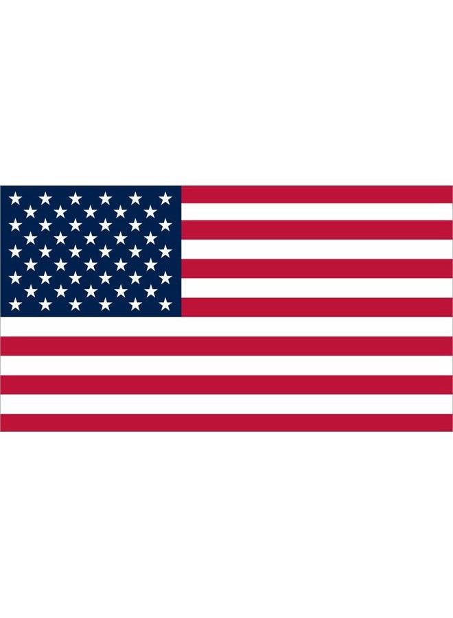 StickerTalk 7in x 3.8in Proportional USA Flag Sticker - Image 1