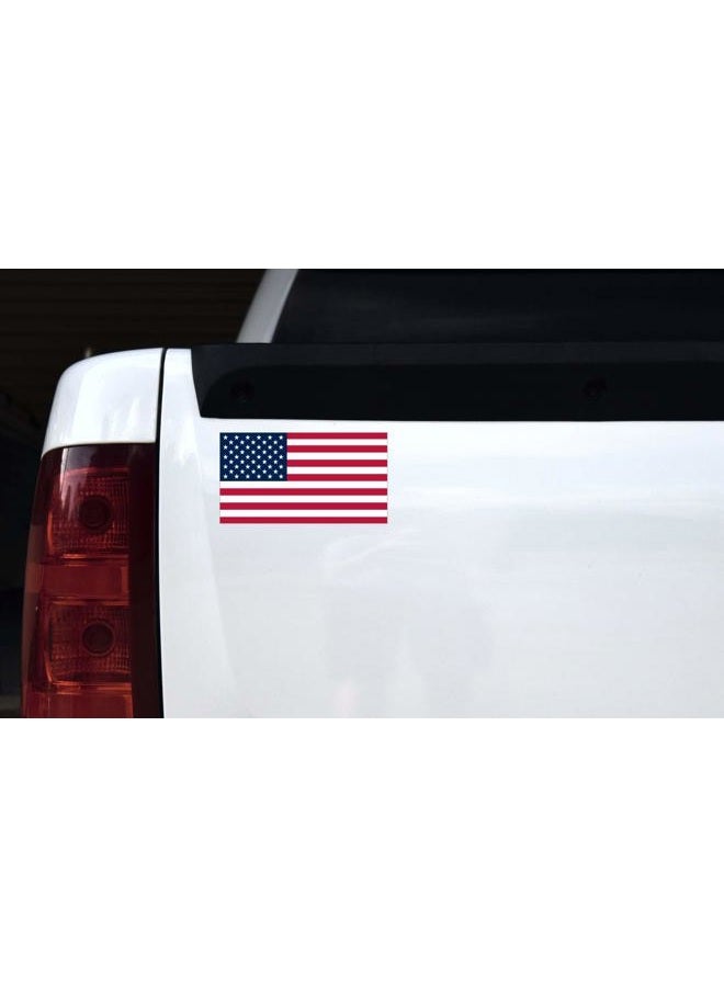 StickerTalk 7in x 3.8in Proportional USA Flag Sticker - Image 2