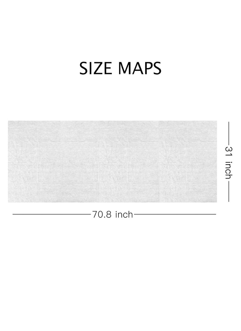 Uralili Spa Bed Sheets Disposable, Breathable Massage Table Sheets Non Woven Fabric For SPA Tattoo Massage Table 31" x 70" White  - Image 3