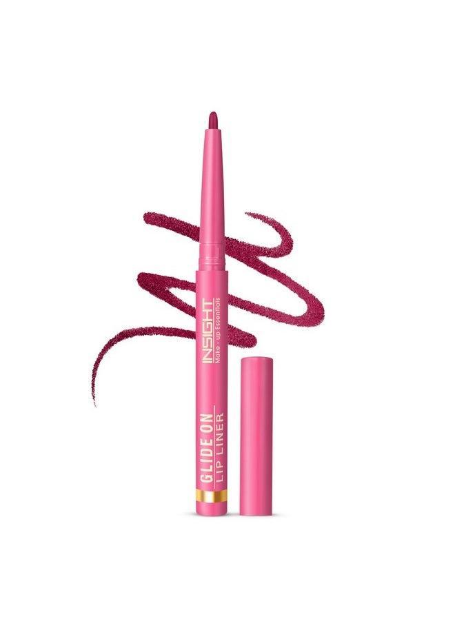 Insight - INSIGHT Cosmetics Glide On Matte Lip Liner | One Swipe Smooth Application | Long Lasting Lip Pencil,0.3 Gm,01 - Image 1