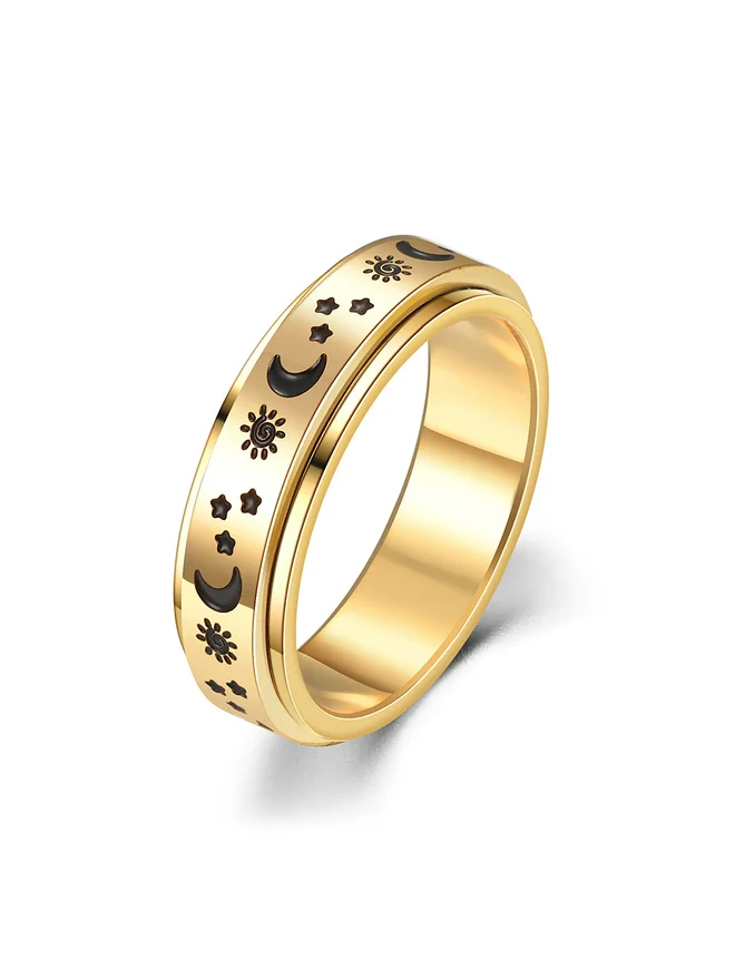Styli  Celestial Gold Ring for Women | Best Price UAE