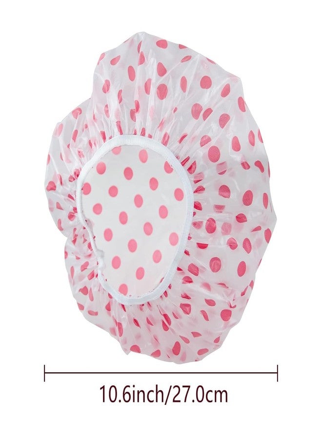 Rinpoche Shower Caps Disposable and Reusable Caps Waterproof and Convenient Daily Use Plastic Shower Cap for Unisex Adults (Multicolor) (Pack Of 3) - Image 2