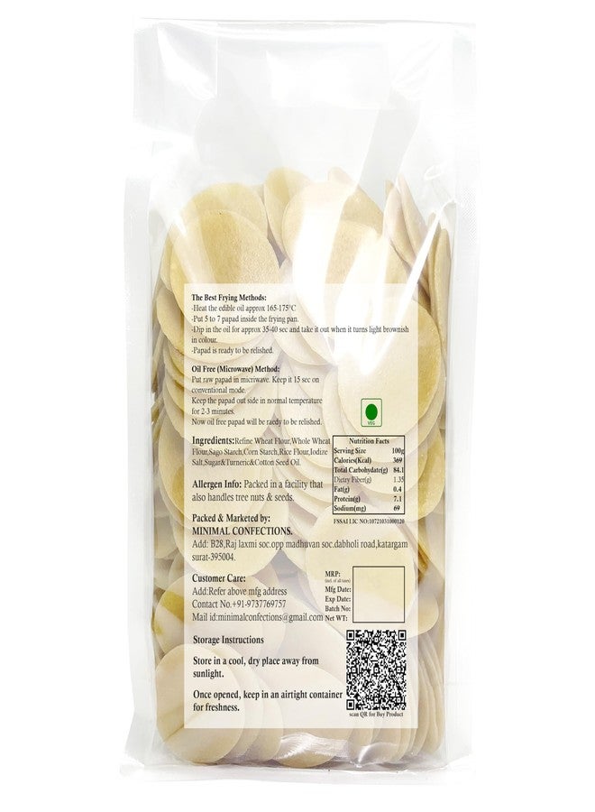 Minimal Ready to Fry Dry Golgappa Panipuri, 400g (Pack Of 1) - Image 2