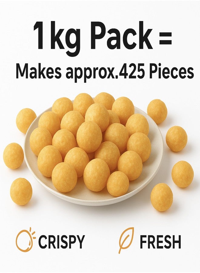 Minimal Ready to Fry Dry Golgappa Panipuri, 400g (Pack Of 1) - Image 5