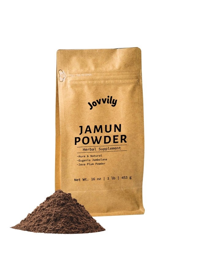 Jovvily Jamun Powder - 1lb - Eugenia Jambolana Seed - Java Plum - Pure & Natural - Image 1