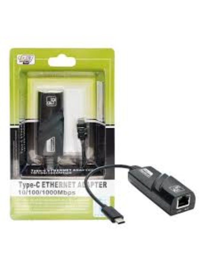 USB 3.0 Type-C to Ethernet Adapter (10/100/1000Mbps, RJ45 LAN Converter) - Image 3