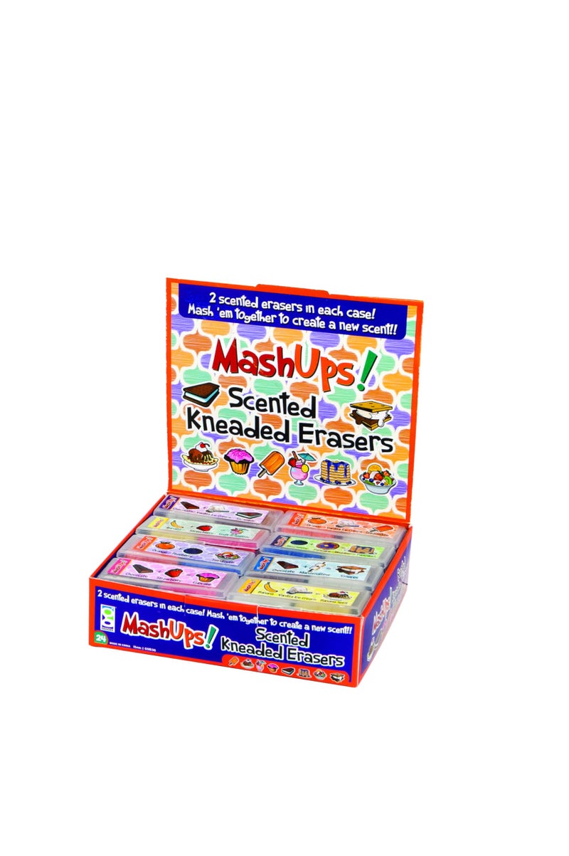 Geddes Raymond Geddes 69836 Mash Ups Scented Erasers For Kids (Pack of 24) - Image 3
