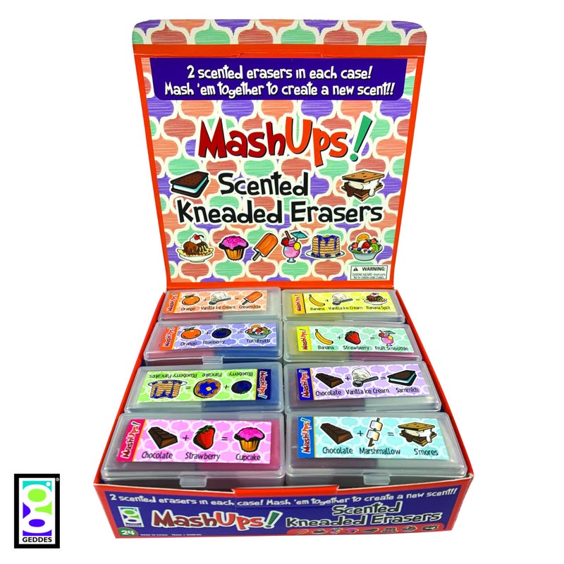 Geddes Raymond Geddes 69836 Mash Ups Scented Erasers For Kids (Pack of 24) - Image 5