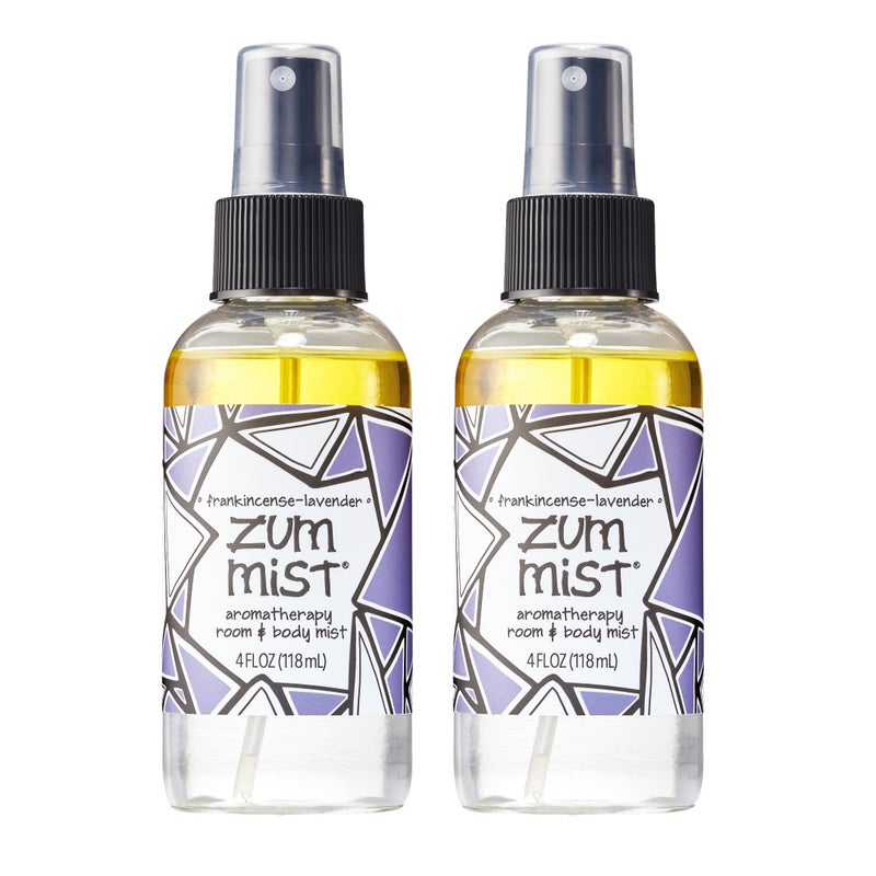 Indigo Wild Zum Mist Room Body Spray Aromatherapy Essential Oil Spray Natural Body Mist Room Spray FrankincenseLavender Scent 4 fl oz 2 Pack - Image 2