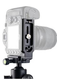 Generic MPU105 Quick Release L Plate Bracket for Canon 70D 60Da 5Ds 6D 7D 5D Mark II/III black  - Image 1