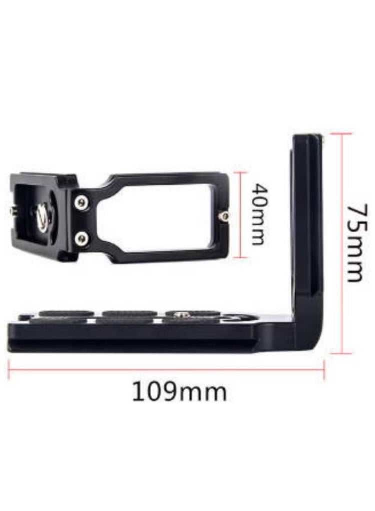 MPU105 Quick Release L Plate Bracket for Canon 70D 60Da 5Ds 6D 7D 5D Mark II/III black  - Image 4
