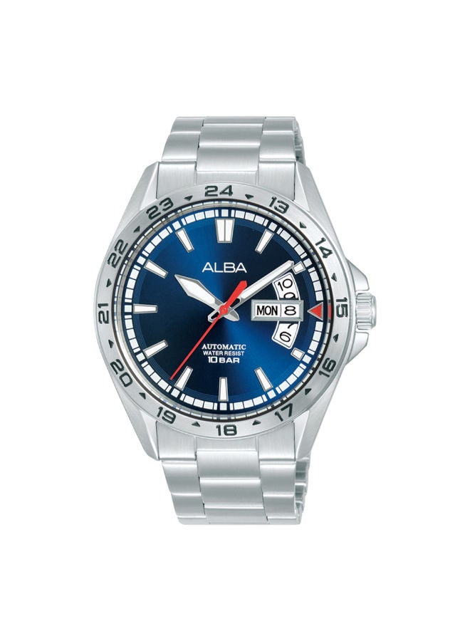 ألبا ساعة يد من الفولاذ المقاوم للصدأ بعقارب AL4475X1