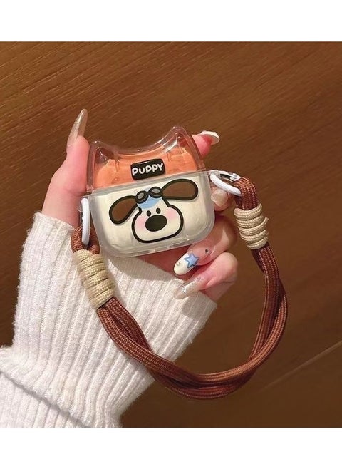 Cute Cat Ear Portable Hanging Rope Suitable For Apple Bluetooth Earphone Protective Case
