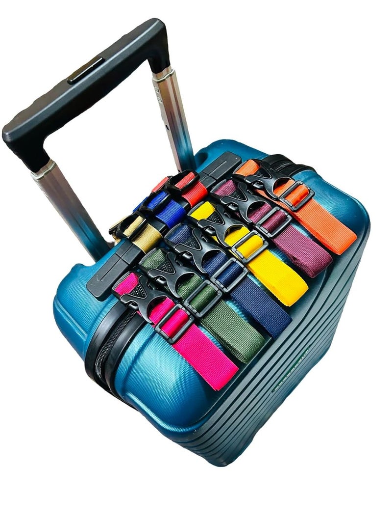 iCONY 2 Pack Add a Luggage Holder Strap I Travelling Bags & Suitcases I Luggage Belt Portable I Adjustable Travel Anti-Lost Strap I Luggage Connector Straps I Travel Straps I Many Colours to Choose - Image 2