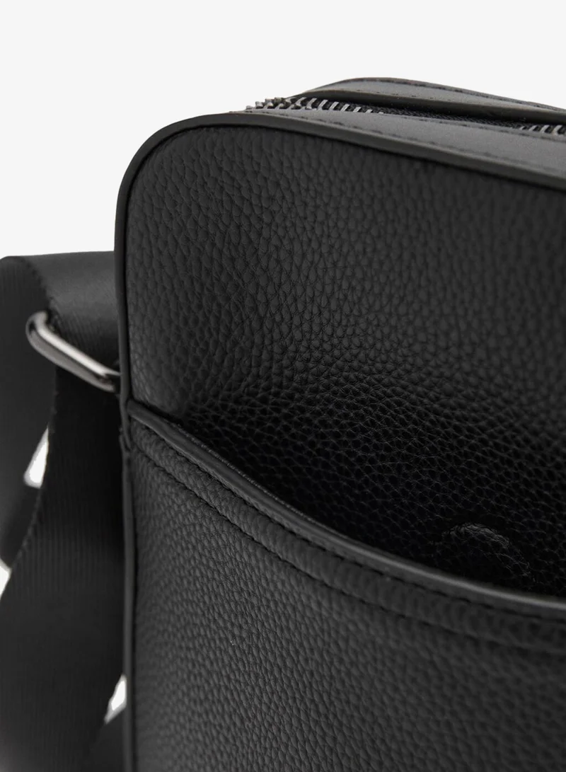 Mango Man  Patent faux-leather shoulder bag for Men | Best Price UAE