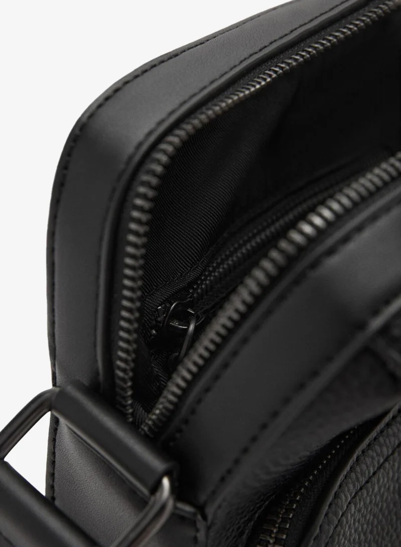 Mango Man  Patent faux-leather shoulder bag for Men | Best Price UAE