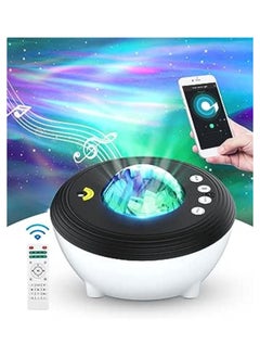 Generic Star Projector LED Aurora Projector Bluetooth Speaker Night Light White Noise Galaxy Projector For Bedroom Kids  - Image 1