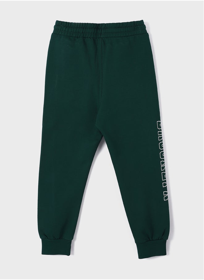 LC WAIKIKI Elastic Waist Printed Boy Jogger Sweatpants  - Image 2
