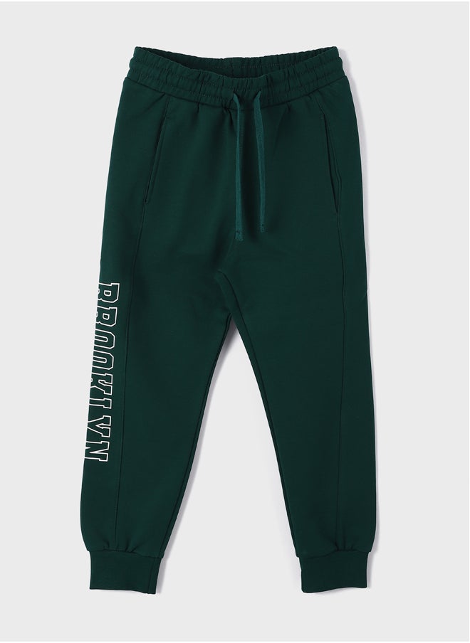 LC WAIKIKI Elastic Waist Printed Boy Jogger Sweatpants  - Image 1
