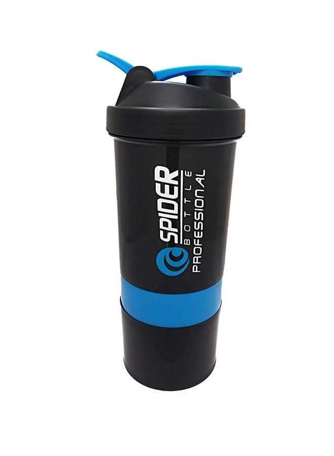 TRUE INDIAN Shaker Bottle Special Combo Pack Spider Sport Shaker and Sipper Bottle/Protein Shaker/Gym and Water Bottle (Pack of 2) (Blue) - Image 4