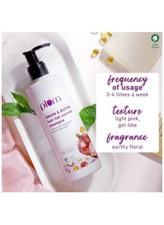 Plum Plum Onion and Biotin Shampoo for Hairfall Control Reduces Hair Breakage Improves Hair Quality Reduce Hair Fall  Boosts Scalp Health for All Hair Types 250ml  - Image 4