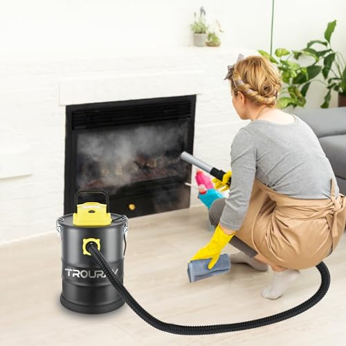TROURAY Ash Vacuum Cleaner,2.6 Gallon Heat-Resistant Lightweight Canister Vac Cleaners with 800W Powerful Suction and Blowing for Home - Image 4