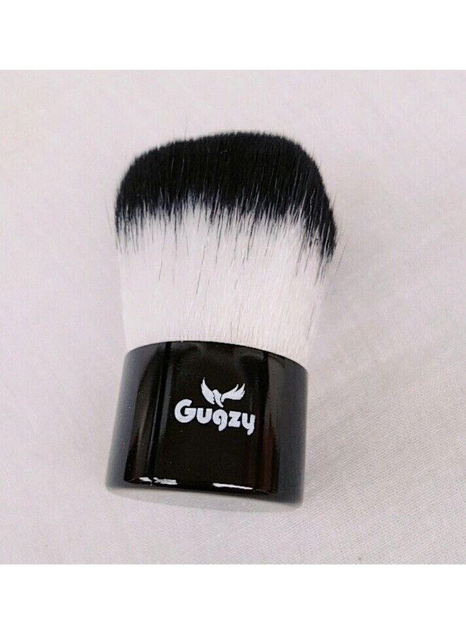Gugzy Kabuki Makeup Face Powder Foundation Blush Cosmetic Brush (Black Black) - Image 4