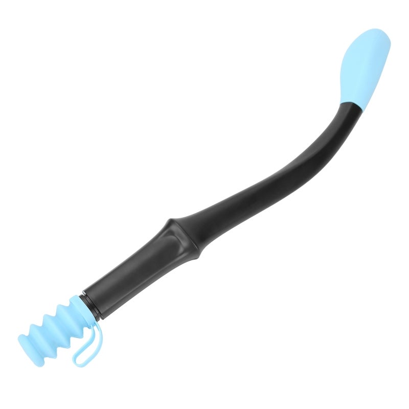 Long Reach Toilet Aid: Blue, Ergonomic Easy Grip Handle, No Bend Wiping, Soft Silicone Head, Automatic Paper Removal - Self Assist Wiper for Elderly Care, Bathroom Hygiene - Image 3