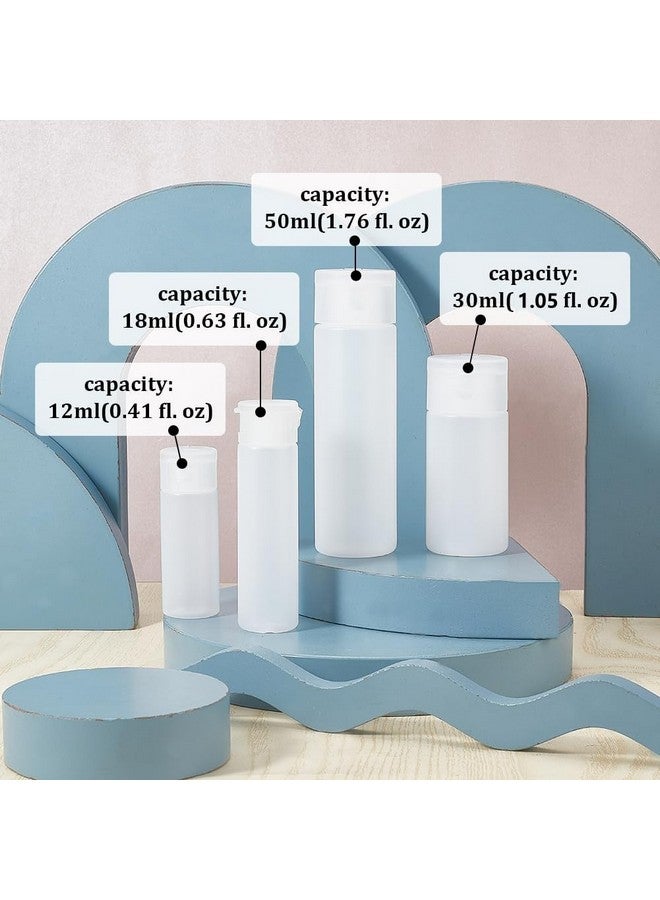 BENECREAT 10 Pack 18Ml 0.6Oz Small Travel Squeeze Bottles Refillable Makeup Foundation Container Travel Essentials Sample Bottles Travel Tubes For Toiletries, Shampoo Toner Cosmetic - Image 5