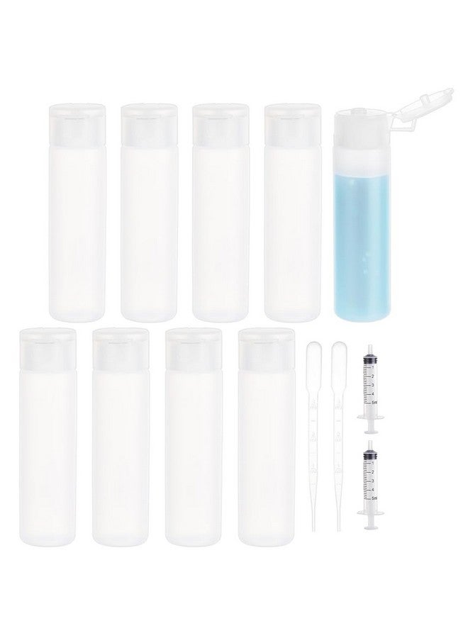 BENECREAT 10 Pack 18Ml 0.6Oz Small Travel Squeeze Bottles Refillable Makeup Foundation Container Travel Essentials Sample Bottles Travel Tubes For Toiletries, Shampoo Toner Cosmetic - Image 1