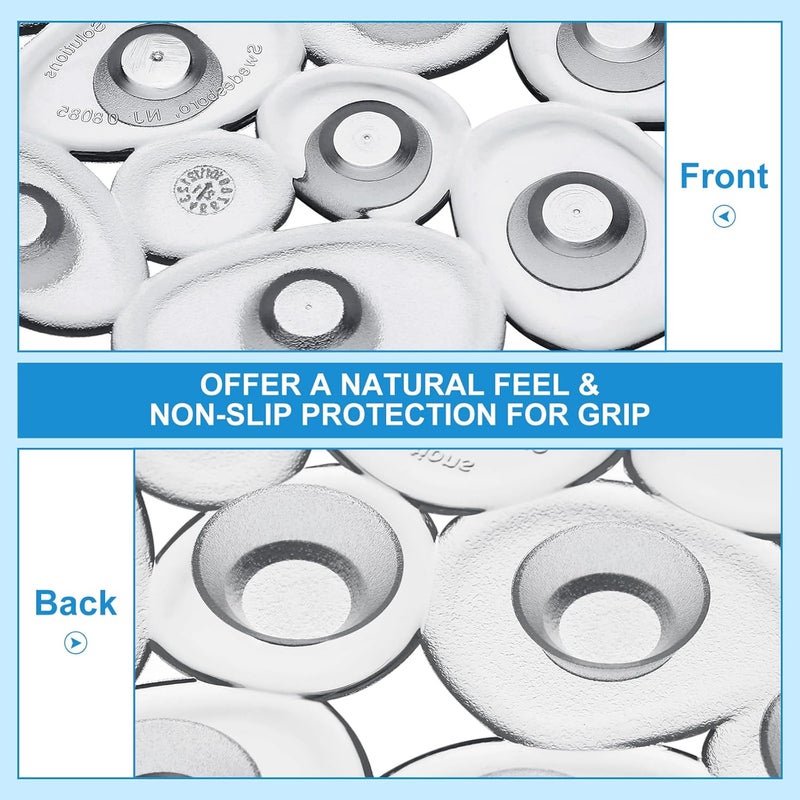 Riakrum 12 Counts Pebble Bath Treads Non Slip Bathtub Stickers with Suction Cups Pebble Non Slip Mat for Smooth Surface Shower Floor Mat, Provides Traction Machine Washable(Gray) - Image 5