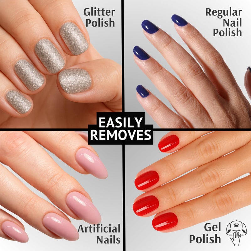 Pronto 100% Acetone Gel Nail Polish Remover - Gel Polish Remover for Nails | Acetone Nail Polish Remover For Nails for Removal of Glue, Gel, Acrylic & Dip | Gel Polish Remover, 8 Fl oz - Image 3