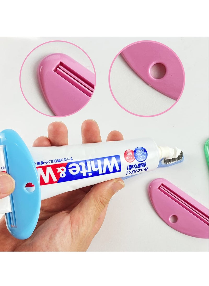 Excefore Toothpaste Tube Squeezer Dispenser, 9 Pcs Plastic Tube Squeezer Holder Toothpaste Clips for Saving Toothpaste Facial Cleanser Creams Paint  - Image 3