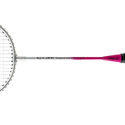 Cosco Aluminium CB85 Strung Badminton Racquet Pink & Silver (Pack of: 2, 190 G) - Image 3