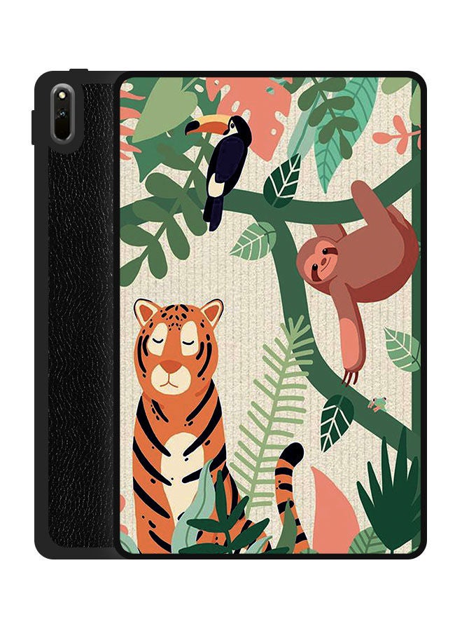 Theodor Protective Flip Case Cover For Huawei MatePad 11 2021 Forest Graphic - Image 1
